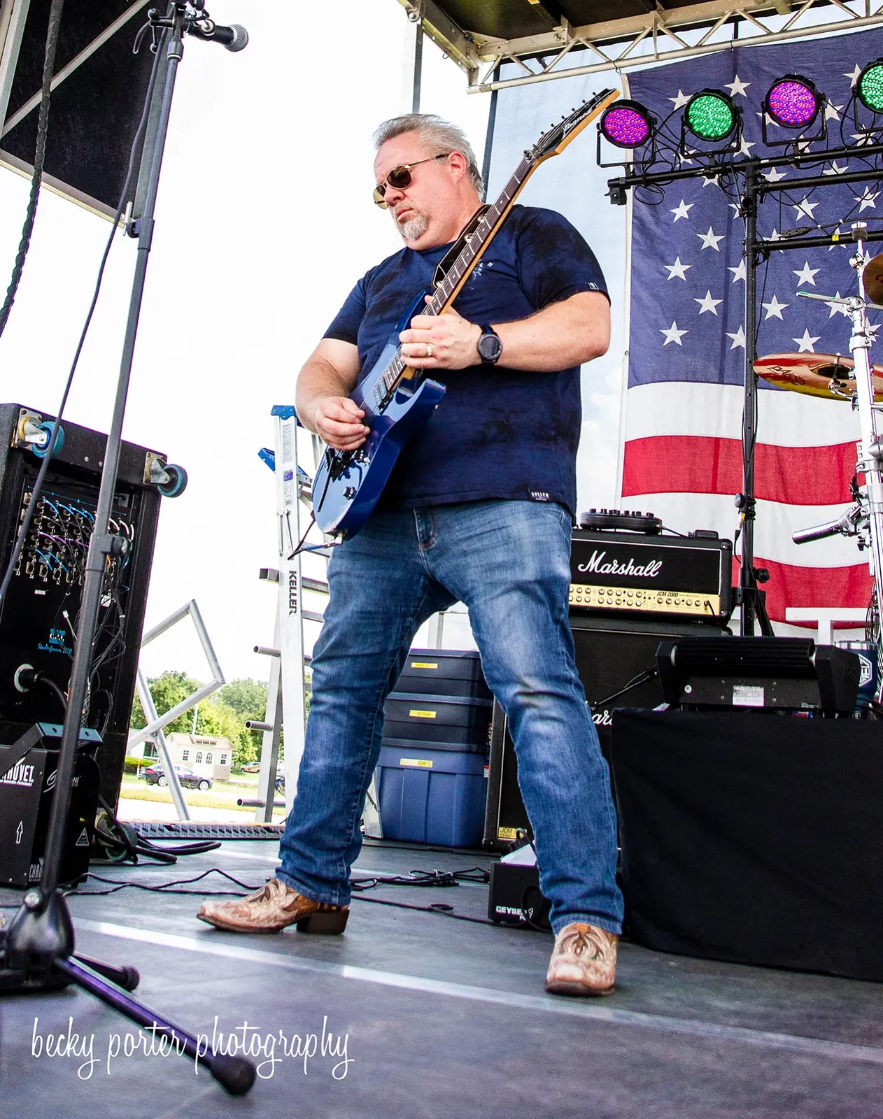 DAWG DAZE guitarist performing