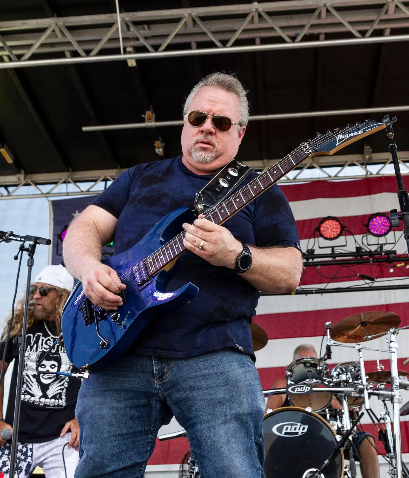 DAWG DAZE guitarist performing live